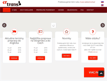 Tablet Screenshot of ertrans.sk