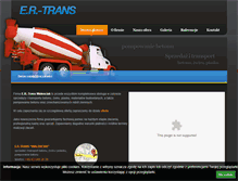 Tablet Screenshot of ertrans.pl